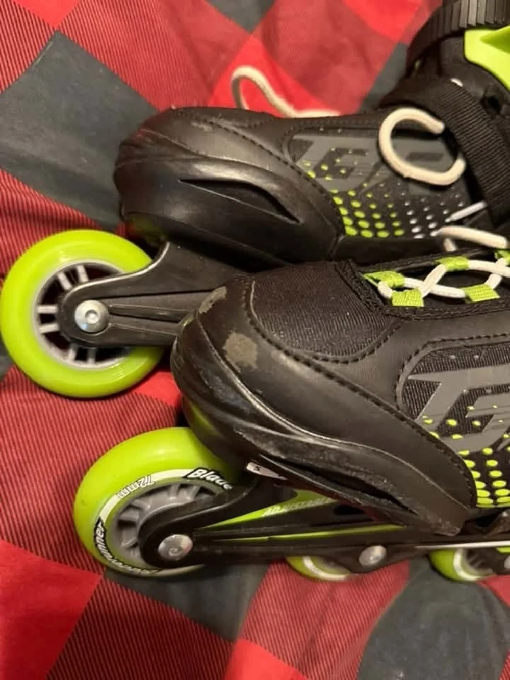 Bladerunner Kids Inline Skates - Neon Green/Black